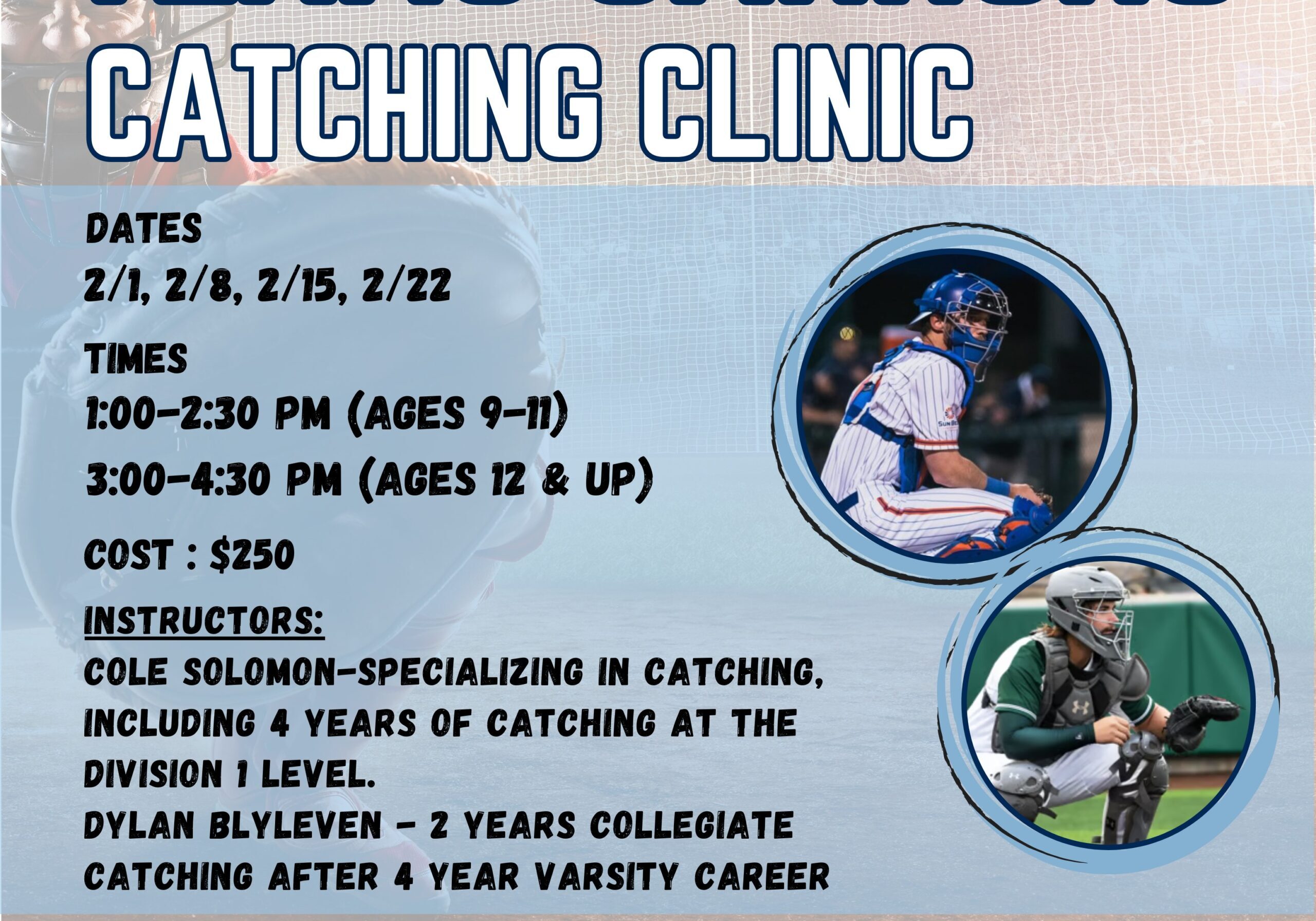Catching Clinic 2024 - 2